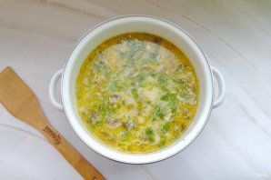 Сырный суп по-французски