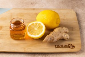 Лимоны с медом и имбирем