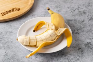 Смузи с голубикой и бананом