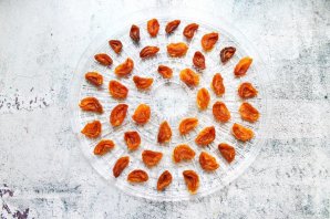 Цукаты из абрикосов в сушилке