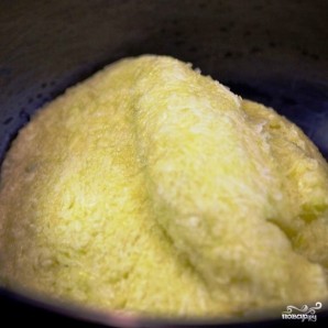 Кабачковые оладьи с козьим сыром