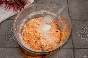 Творожно-морковный кекс